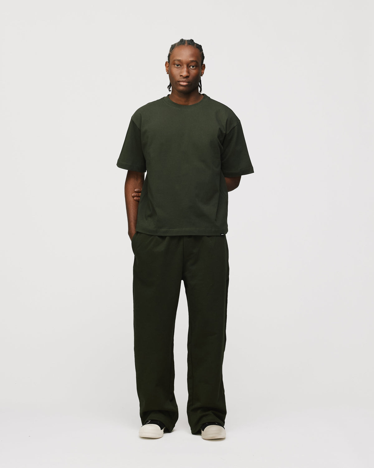 Cropped T-Shirt - Olive