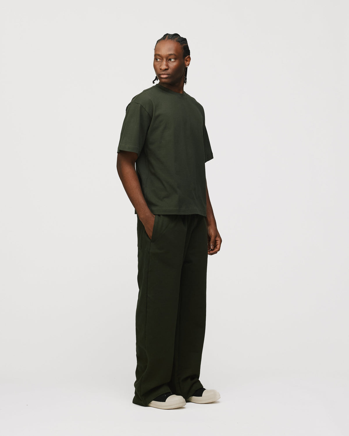 Cropped T-Shirt - Olive