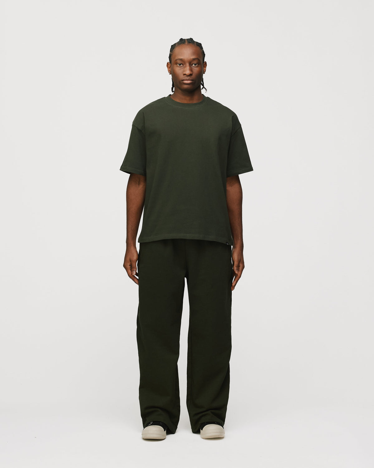 Drop Shoulder T-Shirt - Olive
