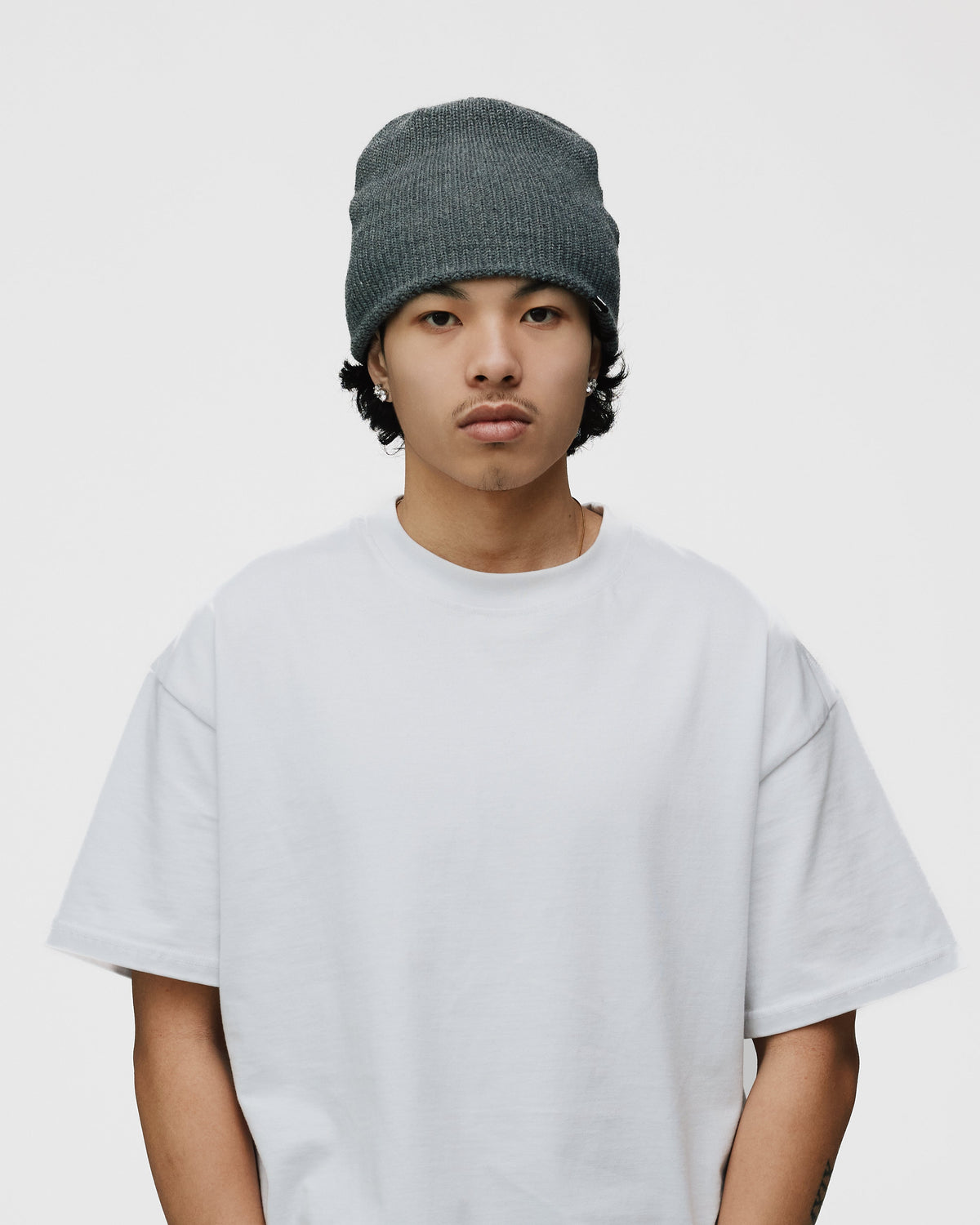 Fisherman Beanie - Grey
