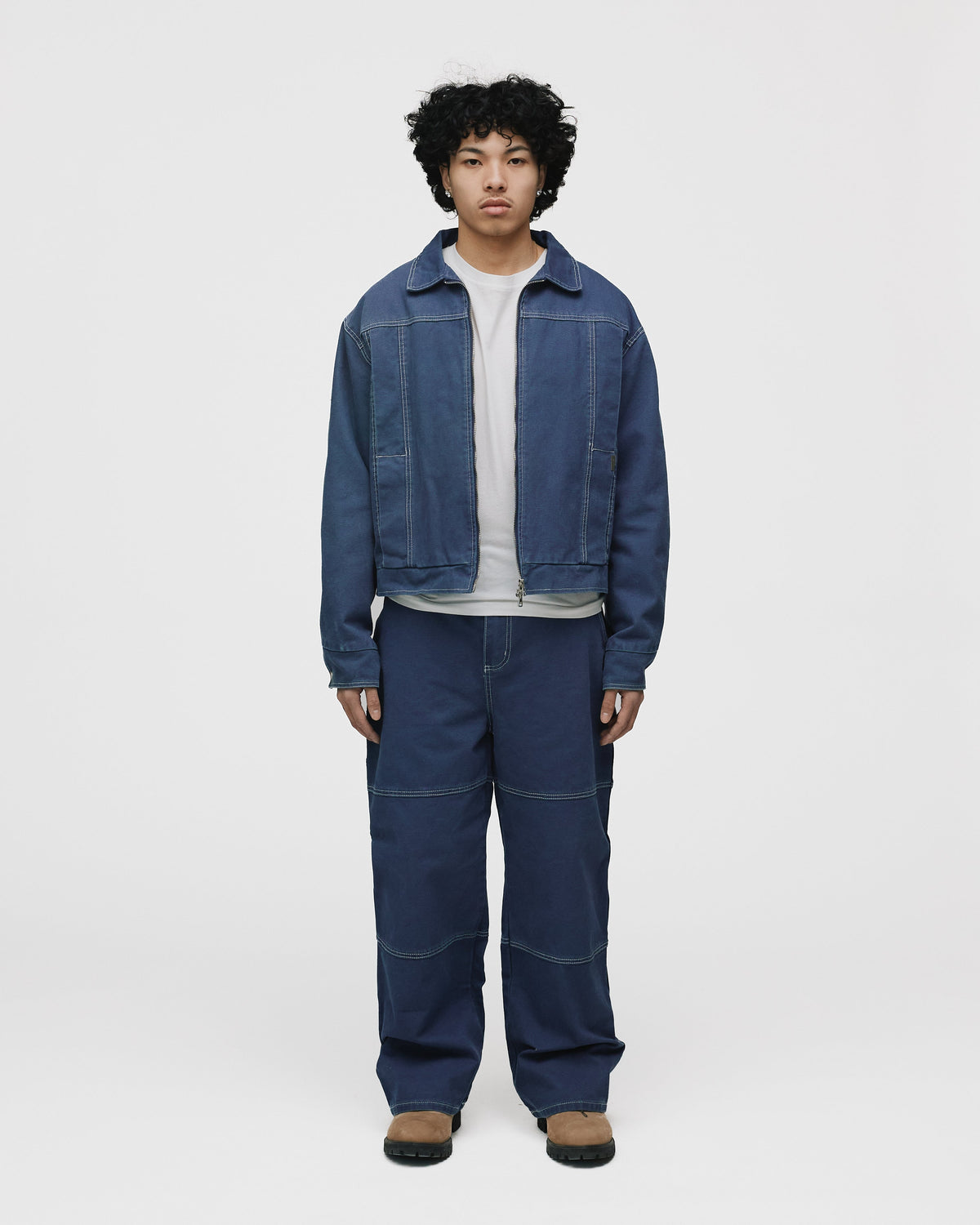 Workwear Jacket - Washed Blue