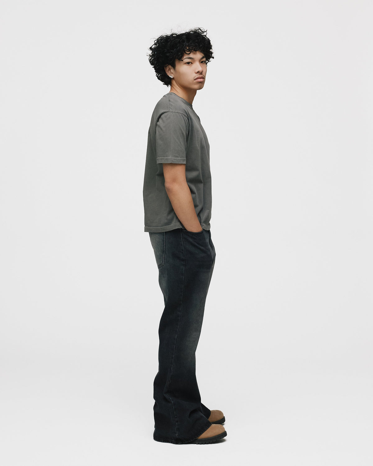 Baby T-Shirt - Washed Grey