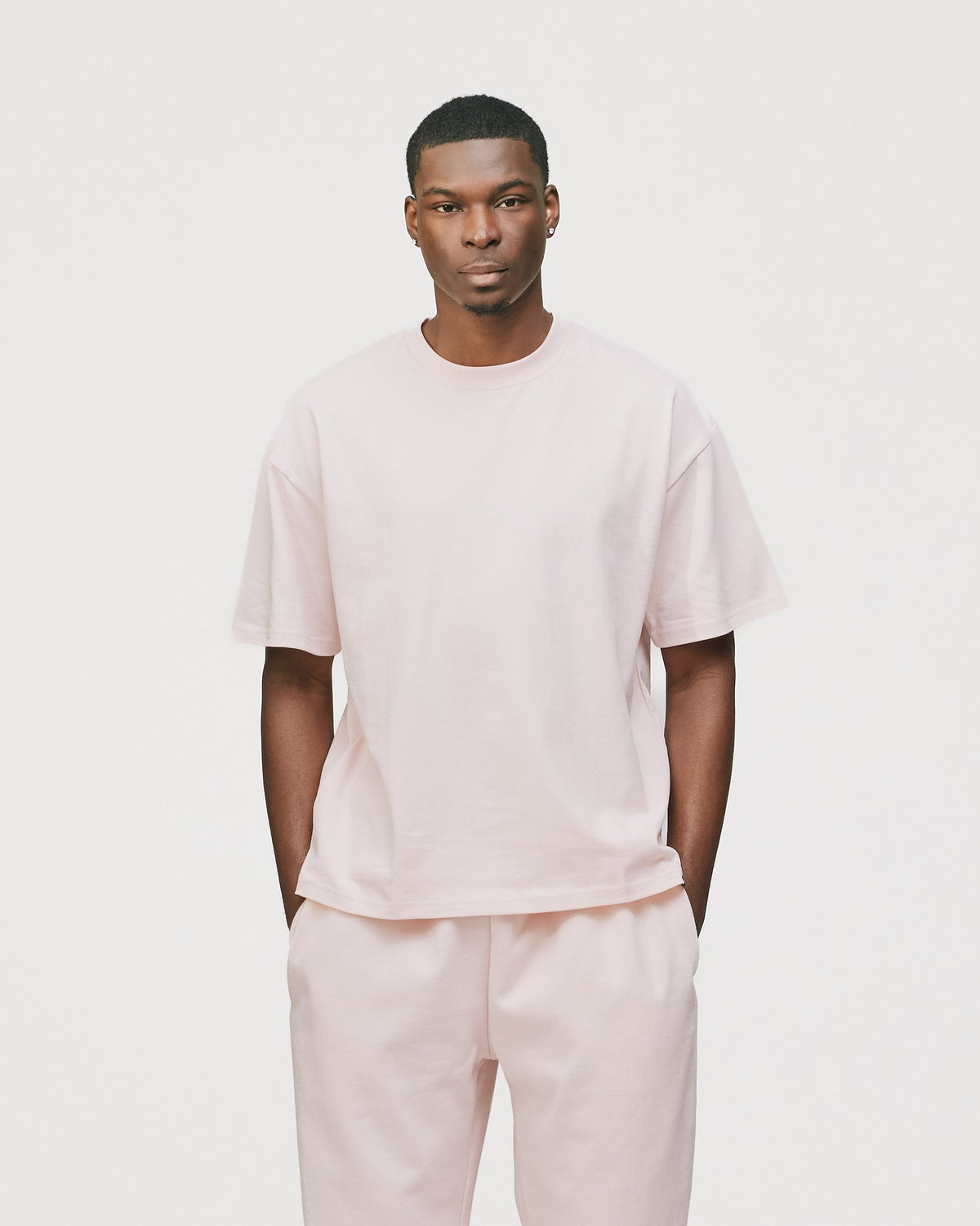 Cropped T-Shirt - Blush