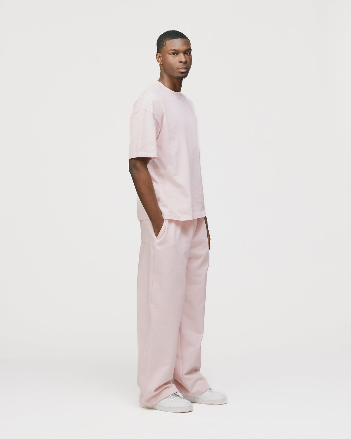 Cropped T-Shirt - Blush