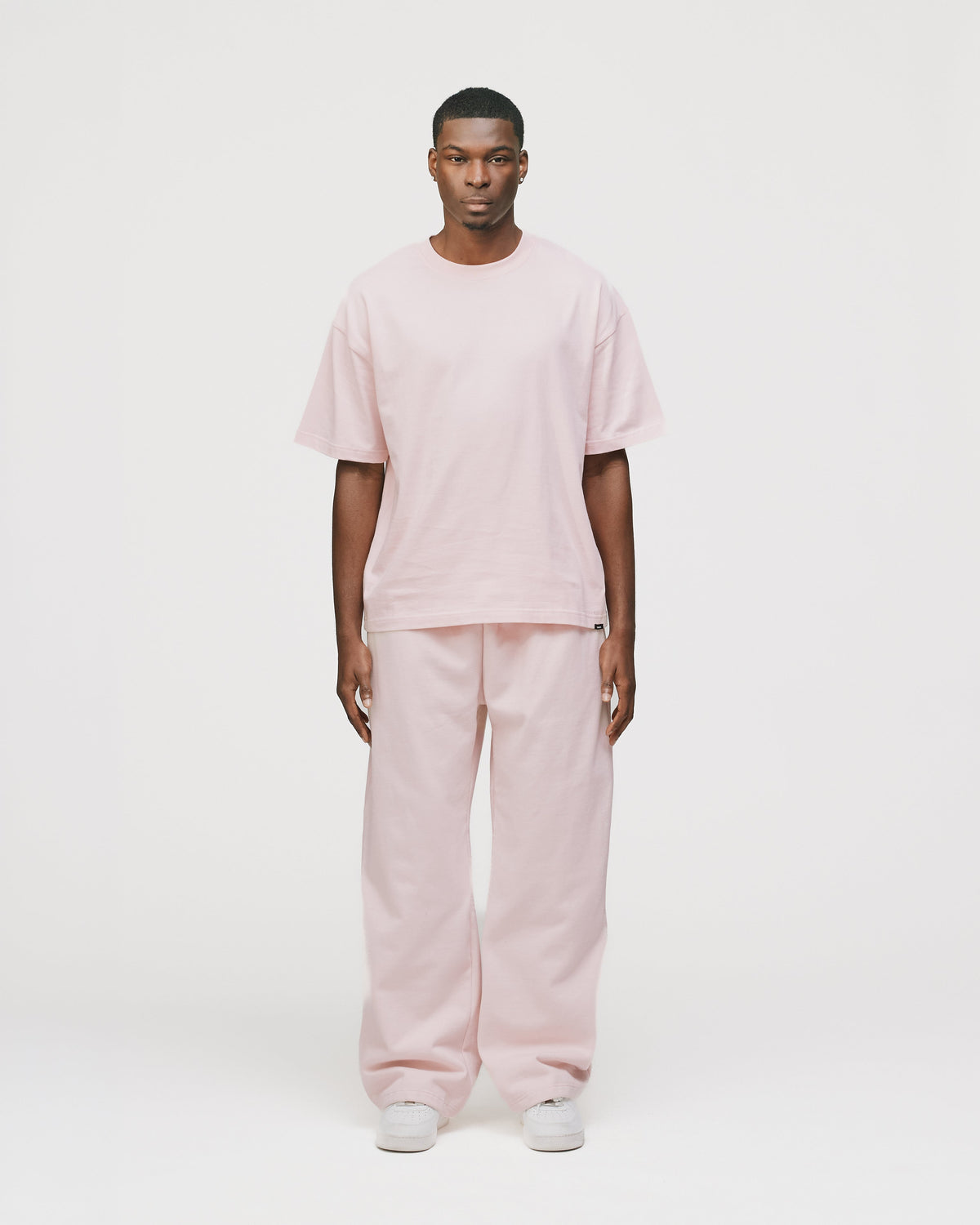 Drop Shoulder T-Shirt - Blush