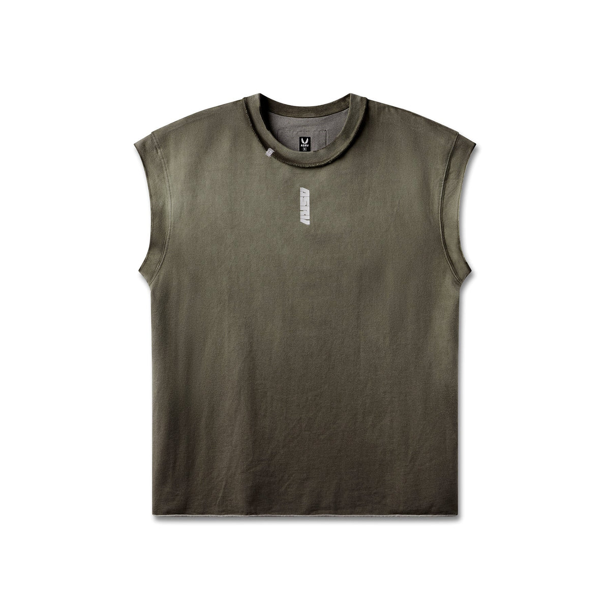 1115. Tech Essential™ Cap Shoulder Cutoff - Olive Sun Fade