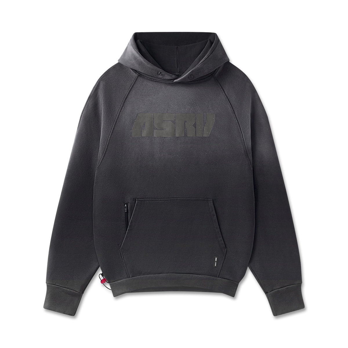 1121. Tech-Terry™ Training Hoodie - Black Sun Fade "Blade"