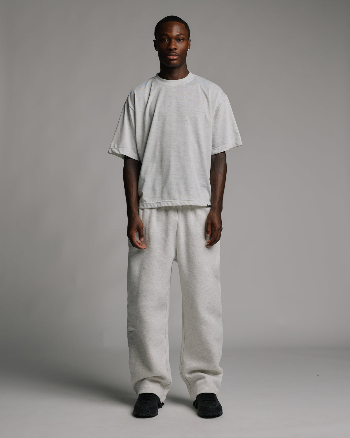 Cropped T-Shirt - Ash