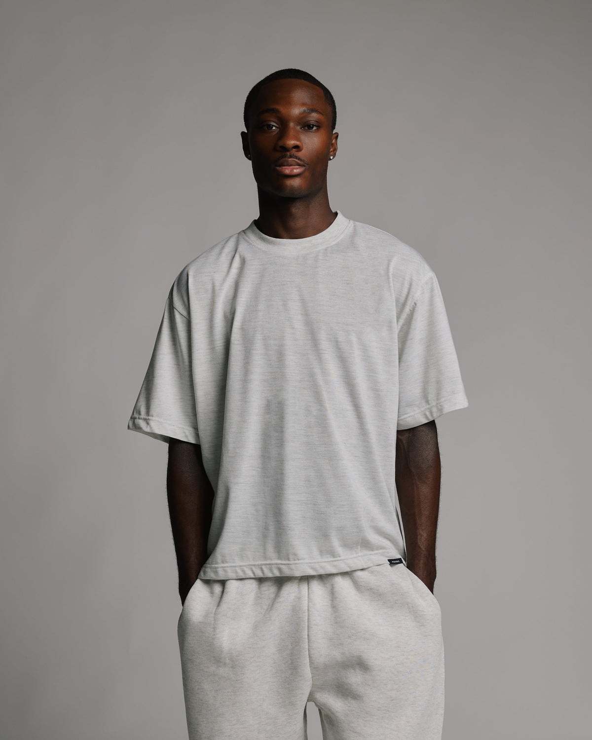 Cropped T-Shirt - Ash
