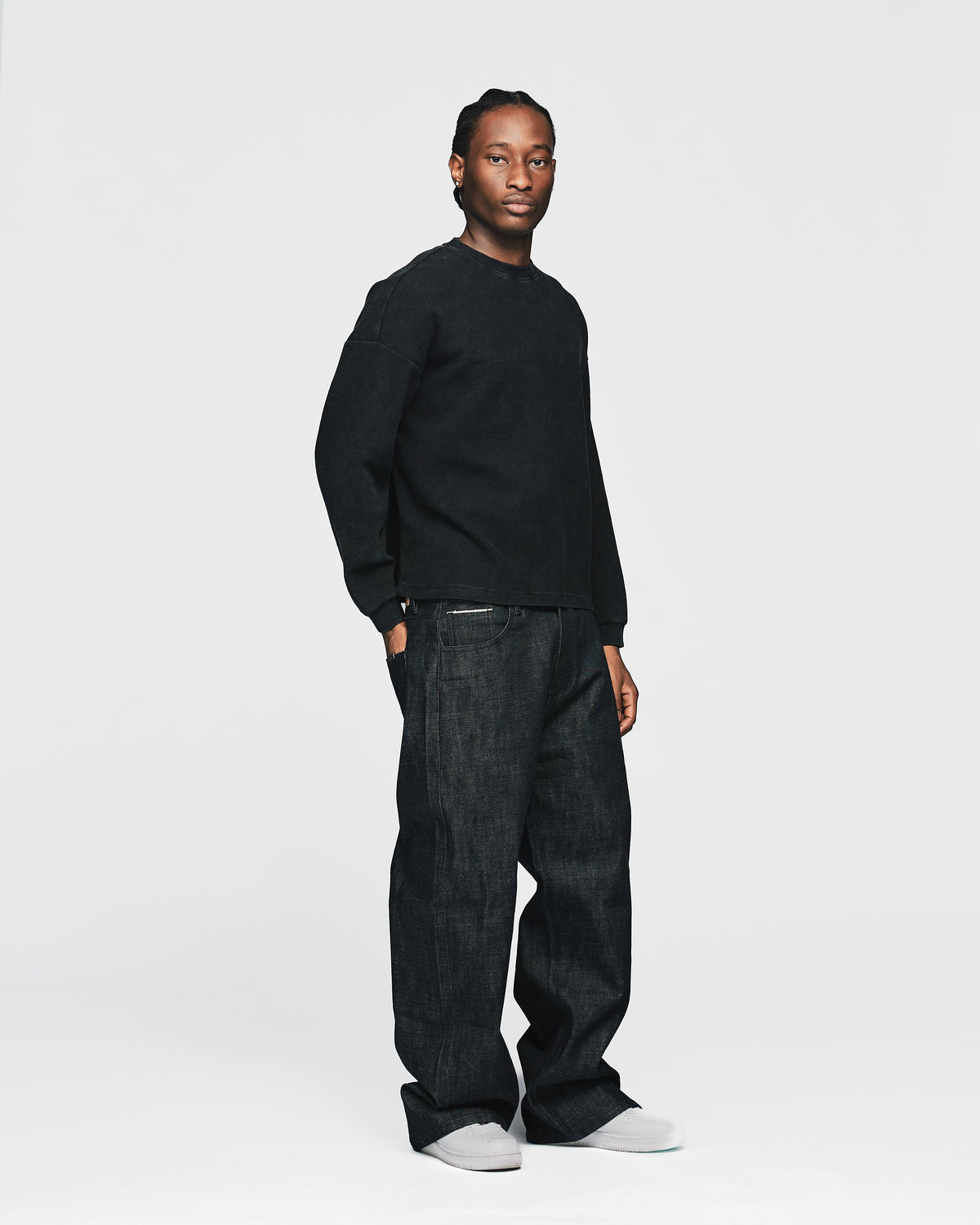 Thermal Long Sleeve - Washed Black