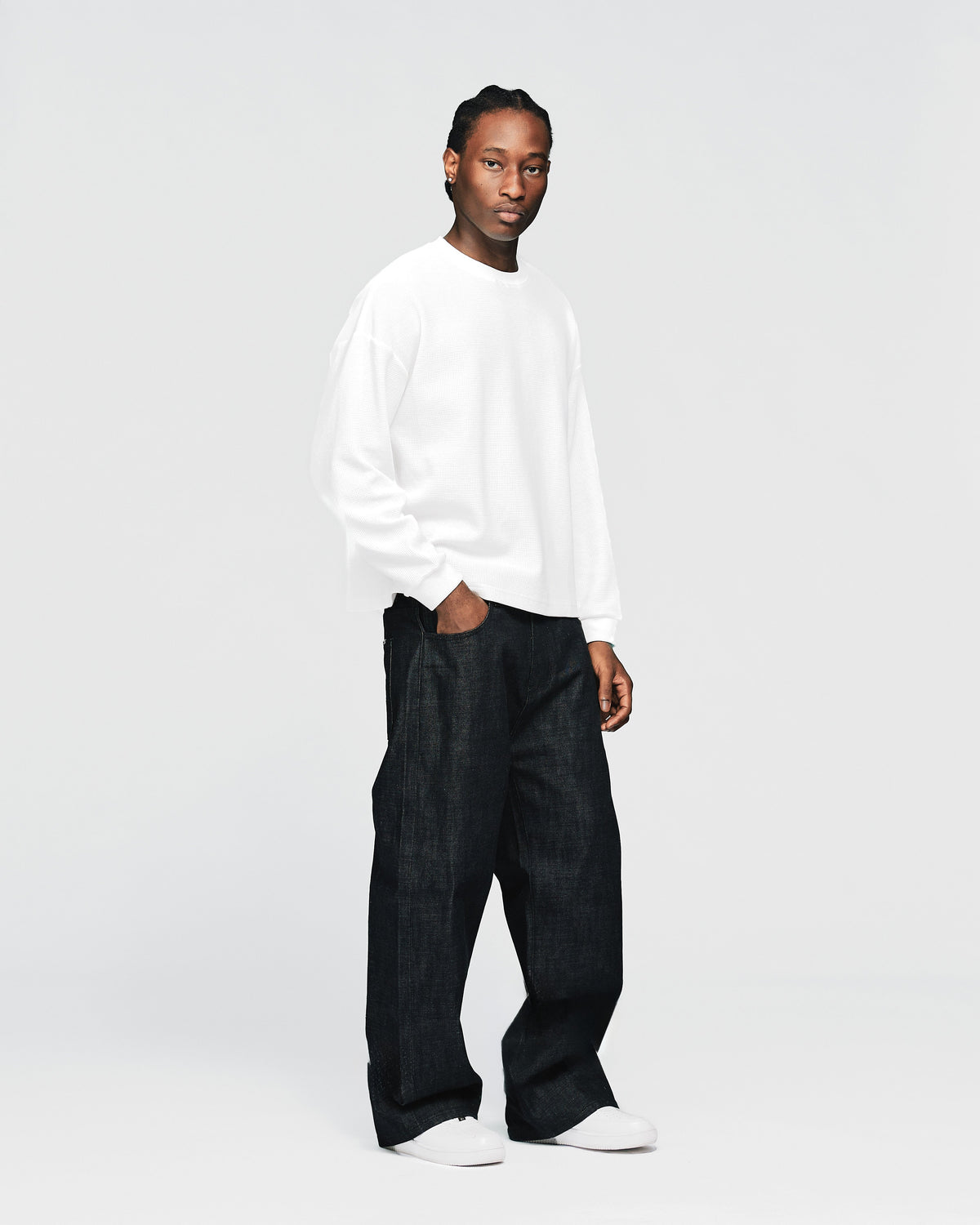 Thermal Long Sleeve - Washed White