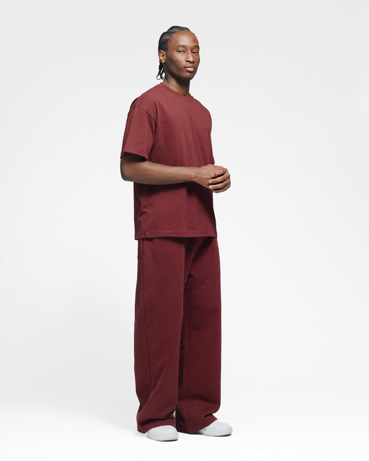Baggy Sweatpants - Burgundy