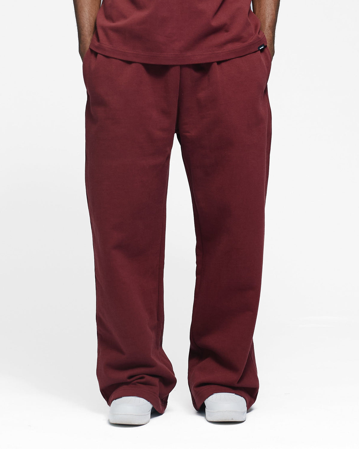 Baggy Sweatpants - Burgundy