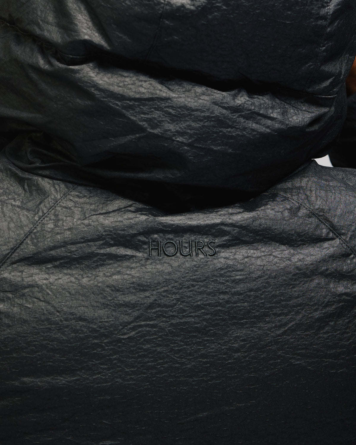 Hooded Puffer Jacket - Black