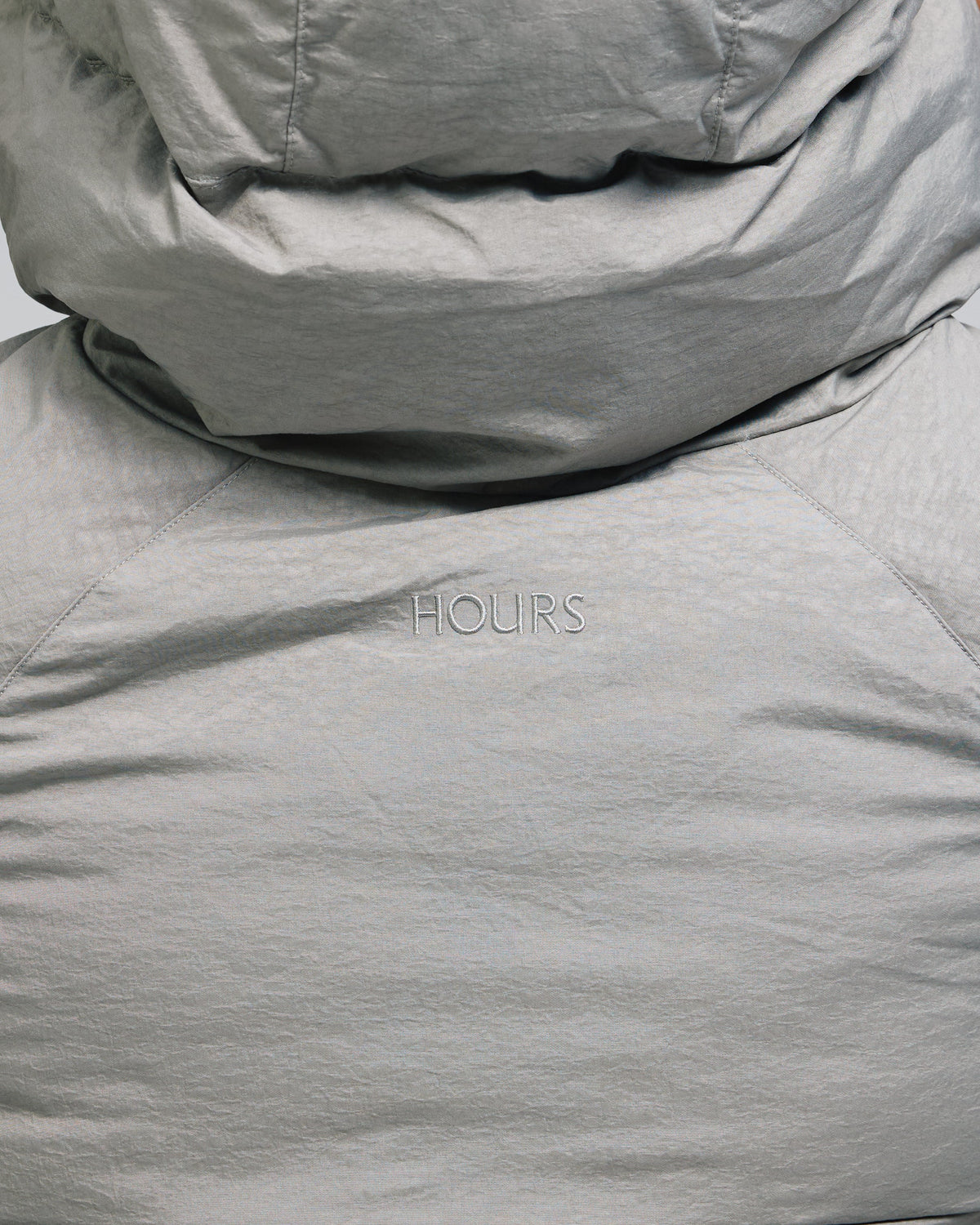 Hooded Puffer Jacket - Grey
