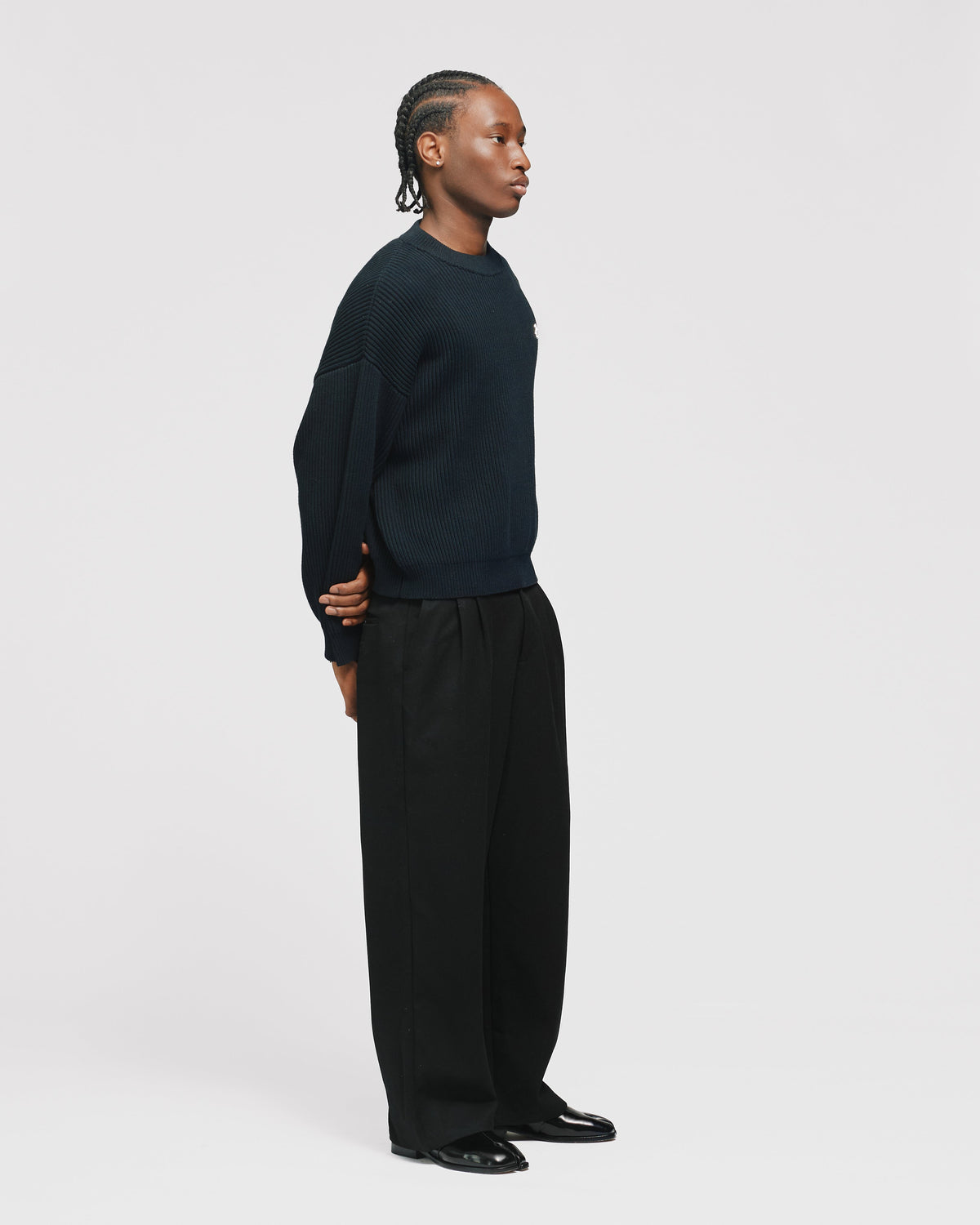 Pleated Pants - Black