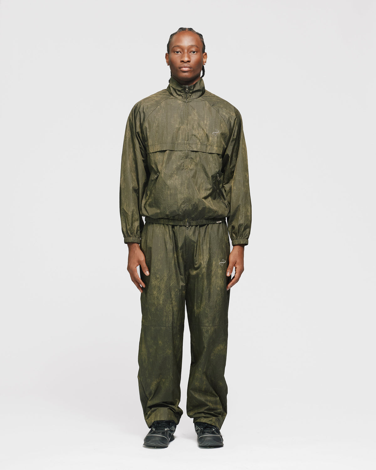 Vintage Track Jacket - Olive