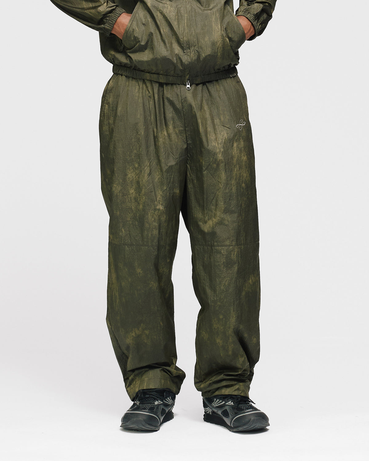 Vintage Baggy Track Pant - Olive