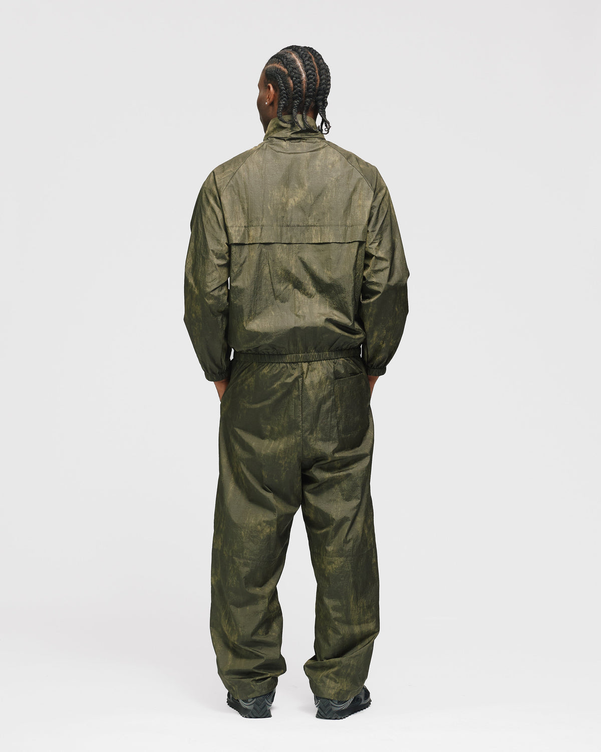 Vintage Track Jacket - Olive