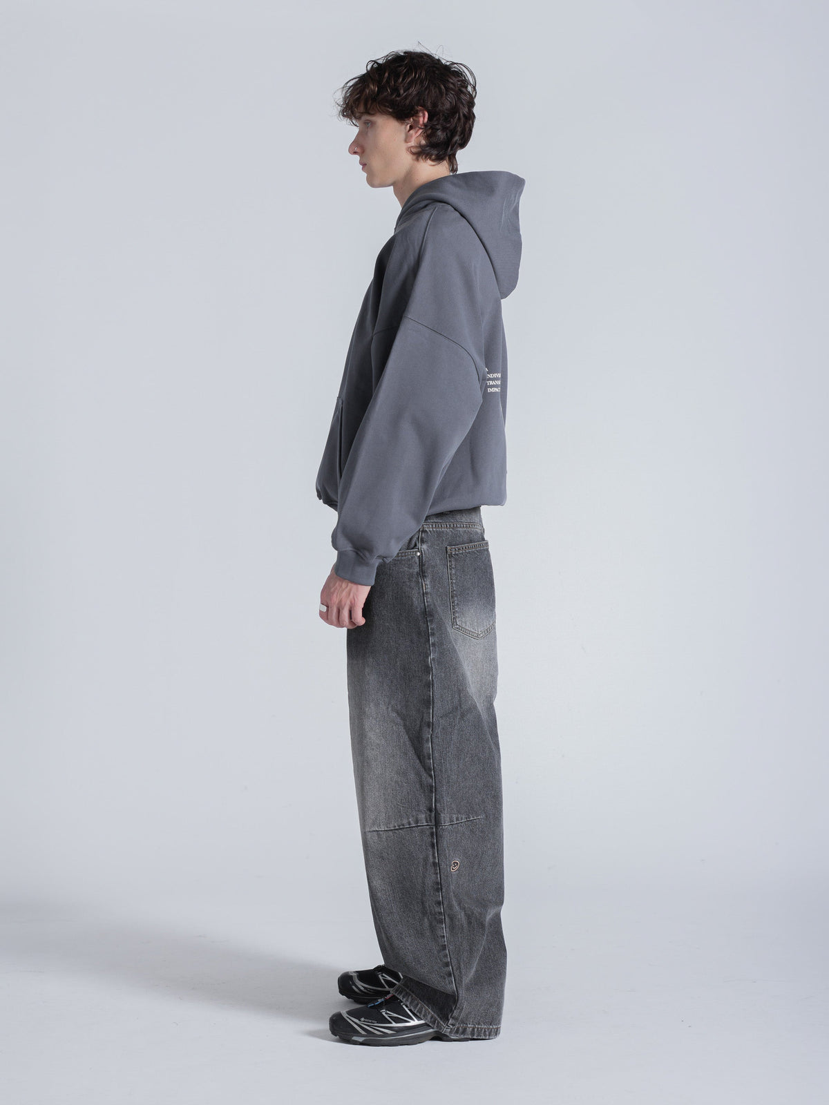 COMMUNITY HOODIE - CHARCOAL BLUE