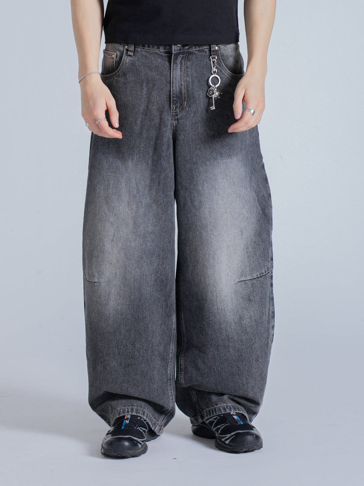 EVERYDAY BAGGY JEANS - GREY