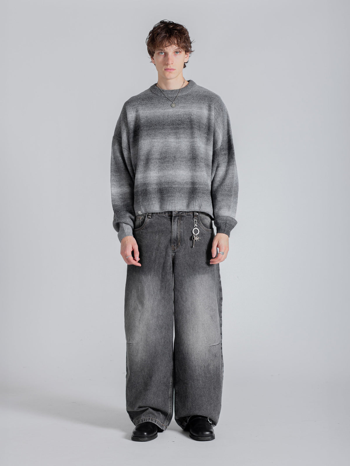 GRADIENT KNIT - SOFT SMOKE