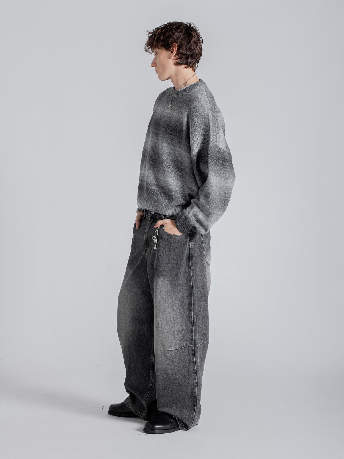 GRADIENT KNIT - SOFT SMOKE