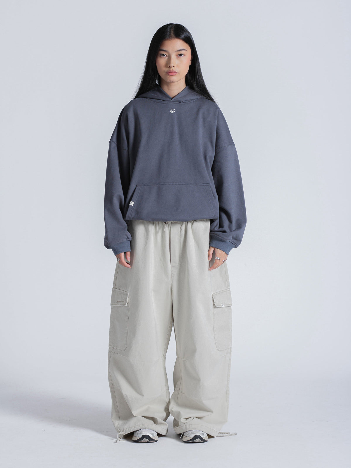 COMMUNITY HOODIE - CHARCOAL BLUE