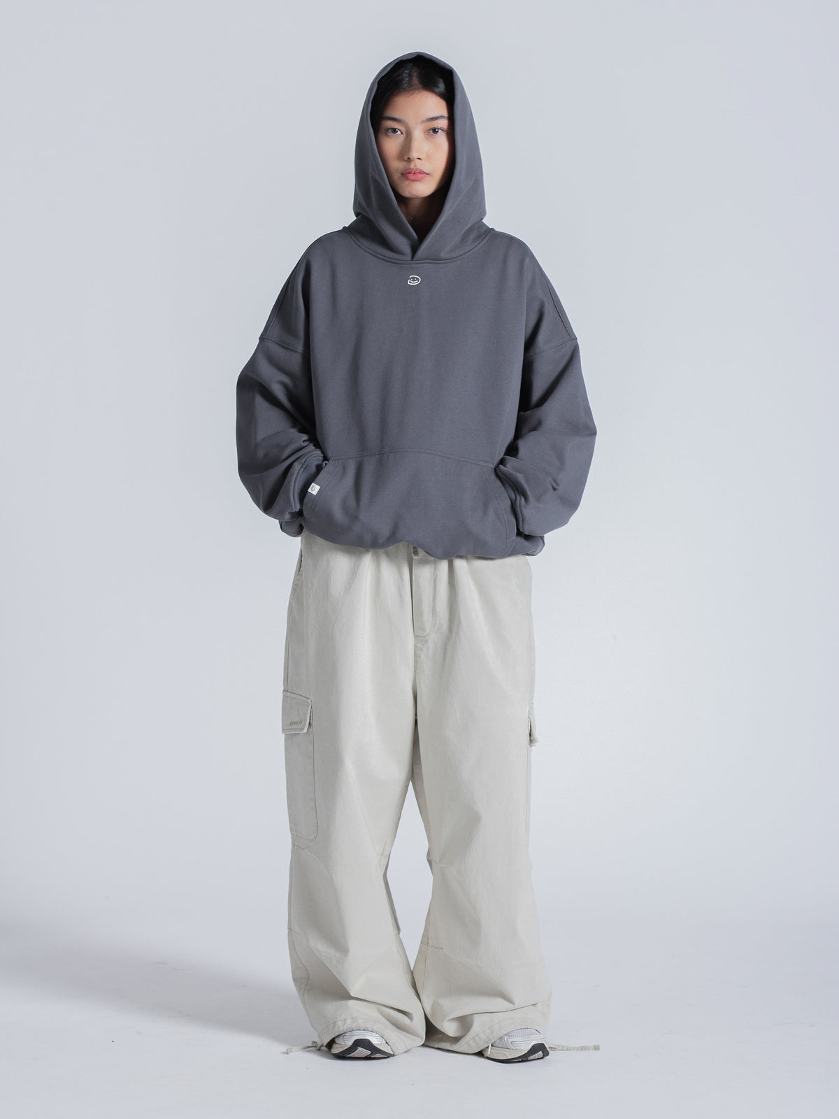 COMMUNITY HOODIE - CHARCOAL BLUE