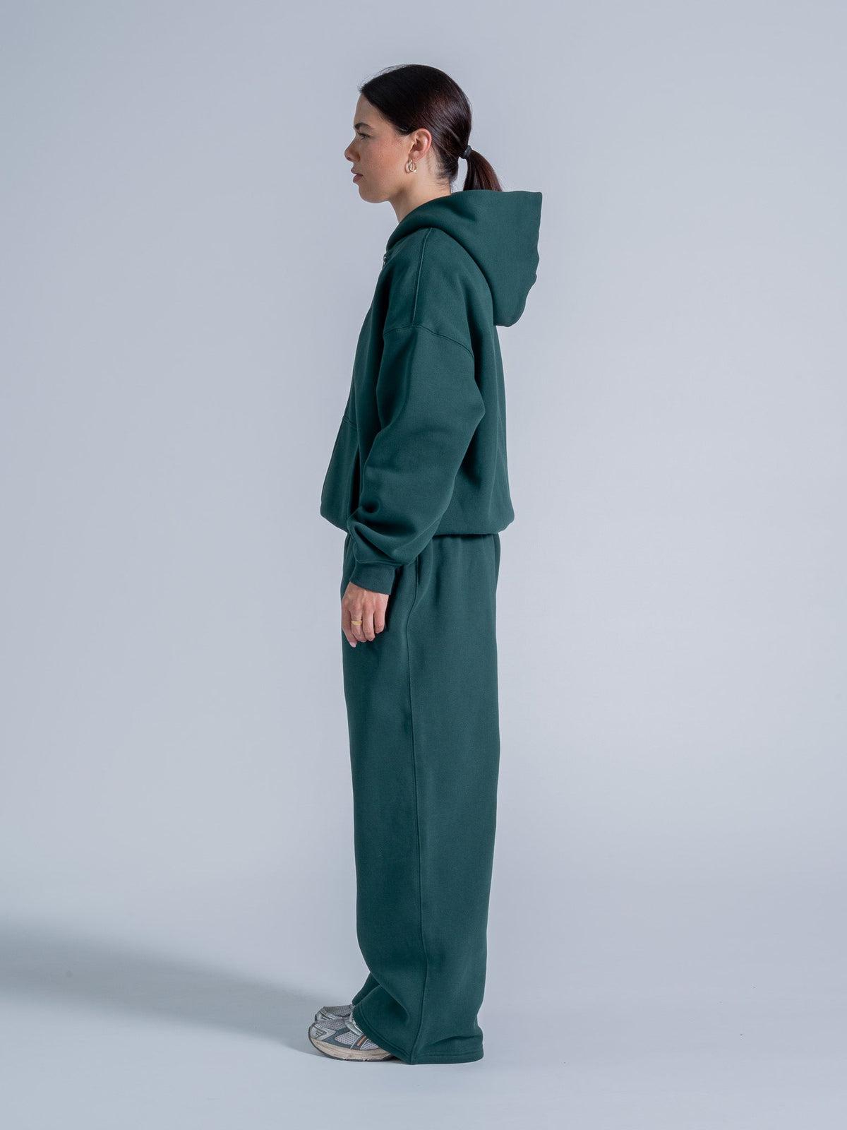 SIGNATURE BASIC ZIP UP - CASTLETON GREEN
