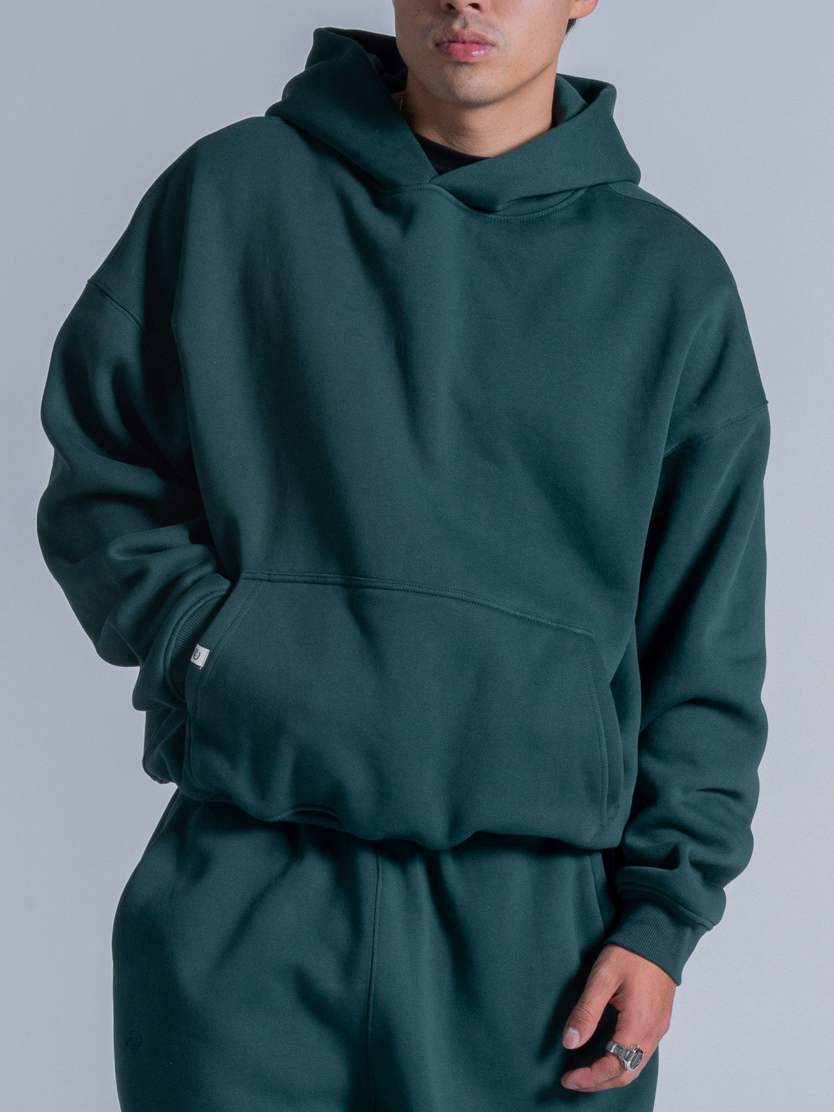 SIGNATURE BASIC HOODIE - CASTLETON GREEN
