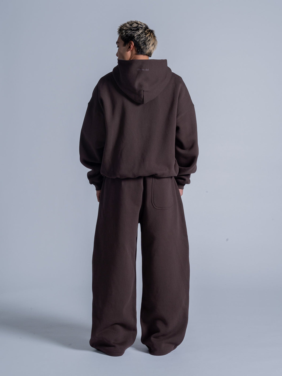 SIGNATURE BASIC ZIP UP - COFFEE BROWN