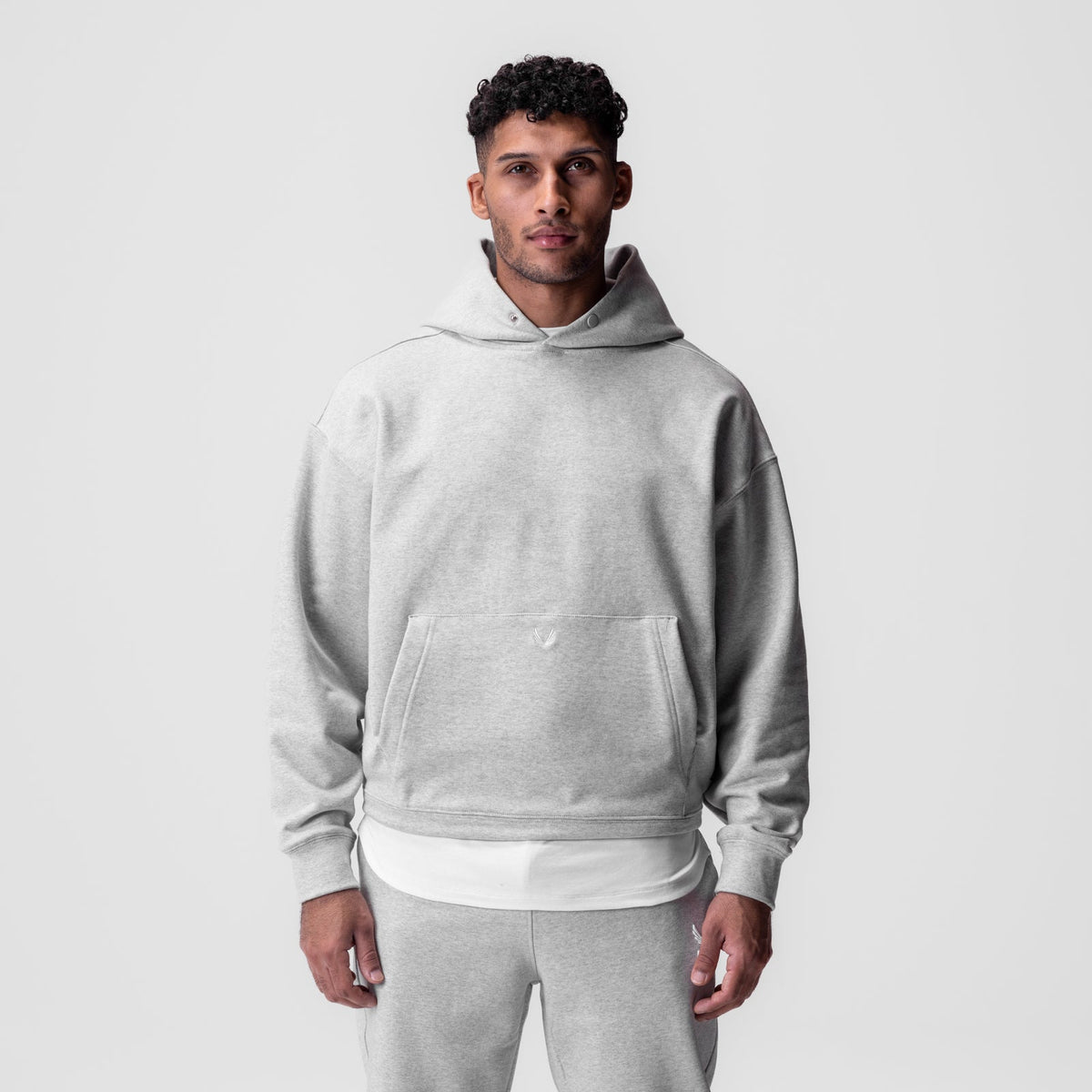 0648. Tech-Terry™ Hoodie - Heather Grey