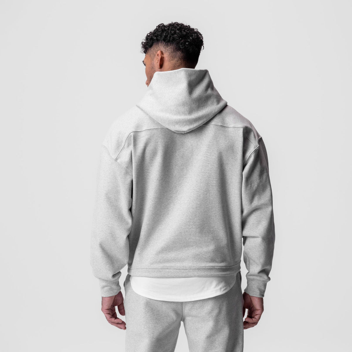 0648. Tech-Terry™ Hoodie - Heather Grey