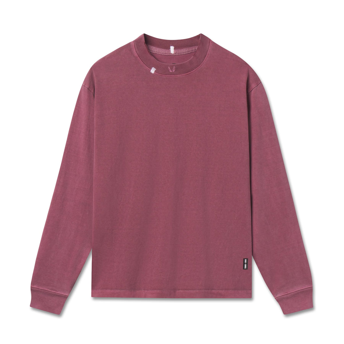 0851. Tech Essential™ Relaxed Long Sleeve - Faded Crimson