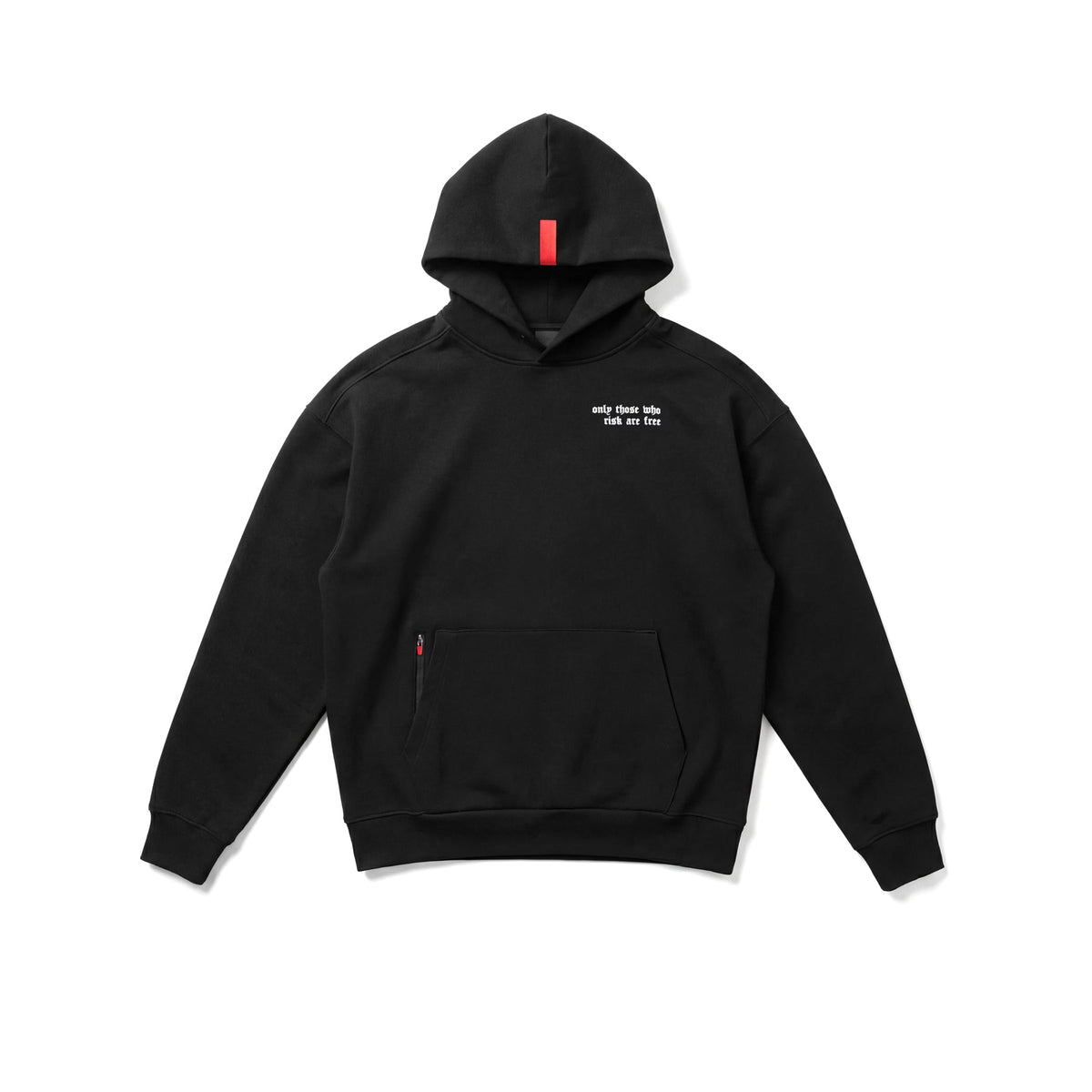 0874. Tech-Terry™ Zip Hoodie - Black "Dragon"