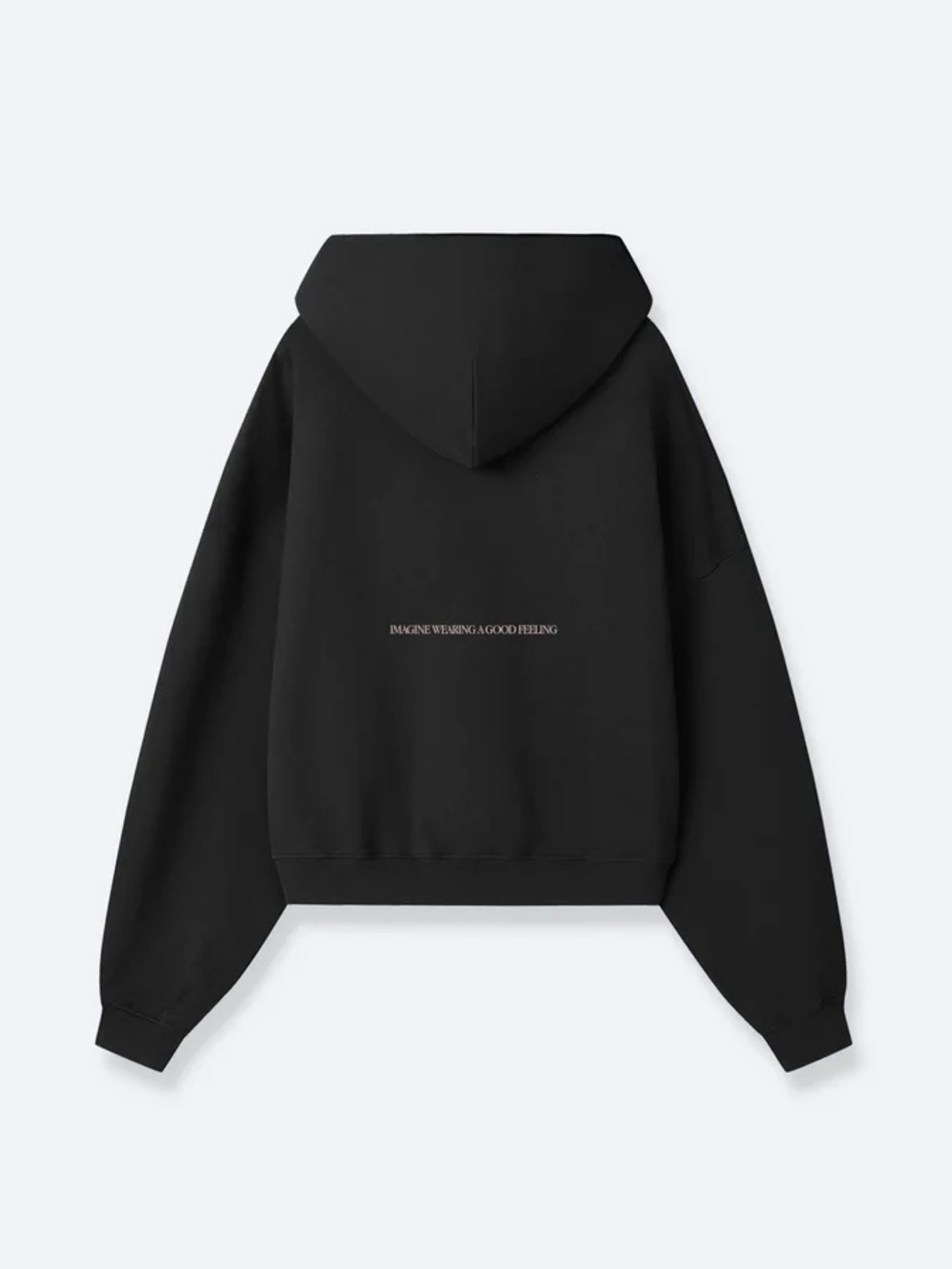 GRAFFITI FLOWER HOODIE - BLACK