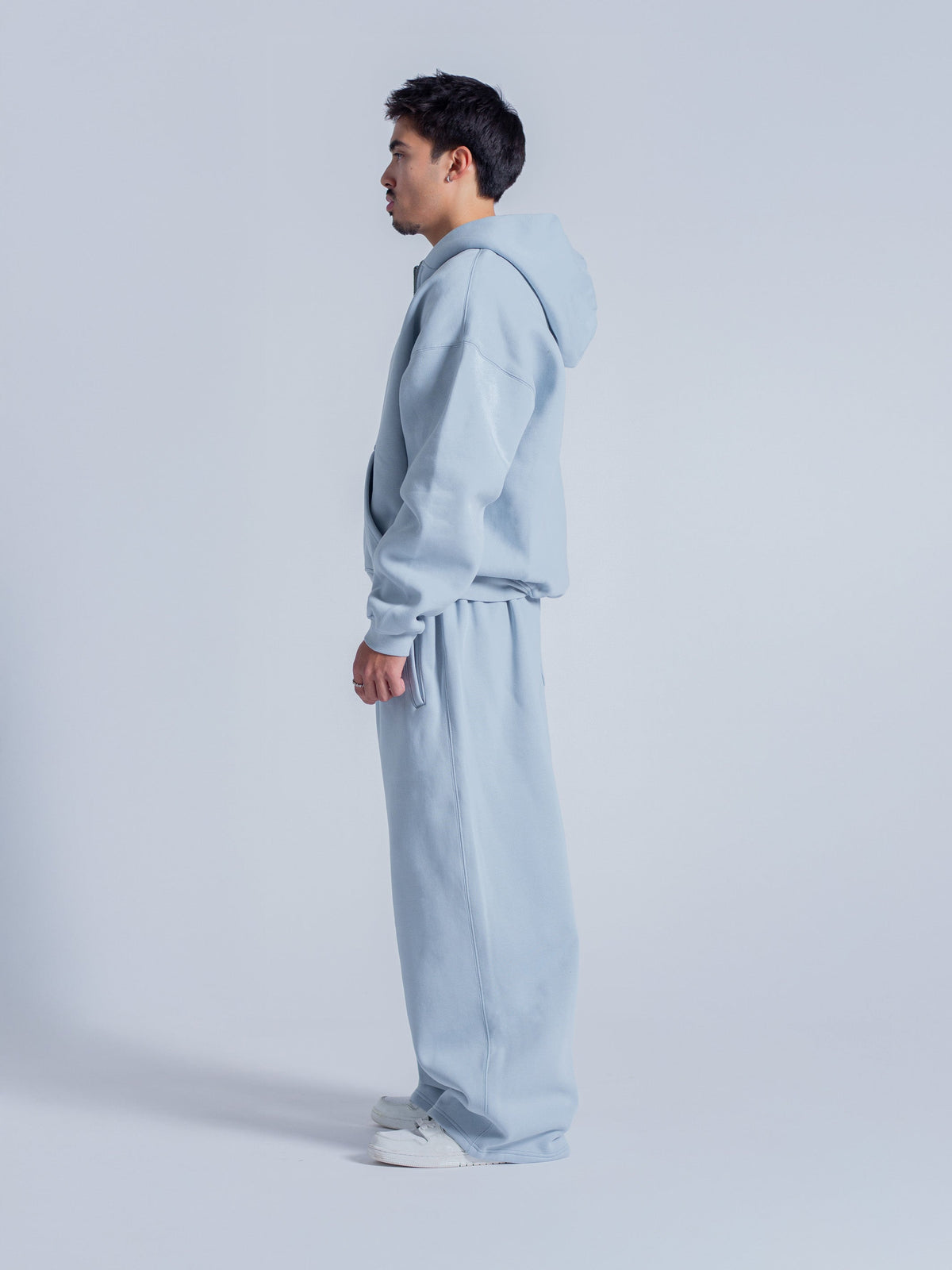 SIGNATURE BASIC ZIP UP - SKY BLUE