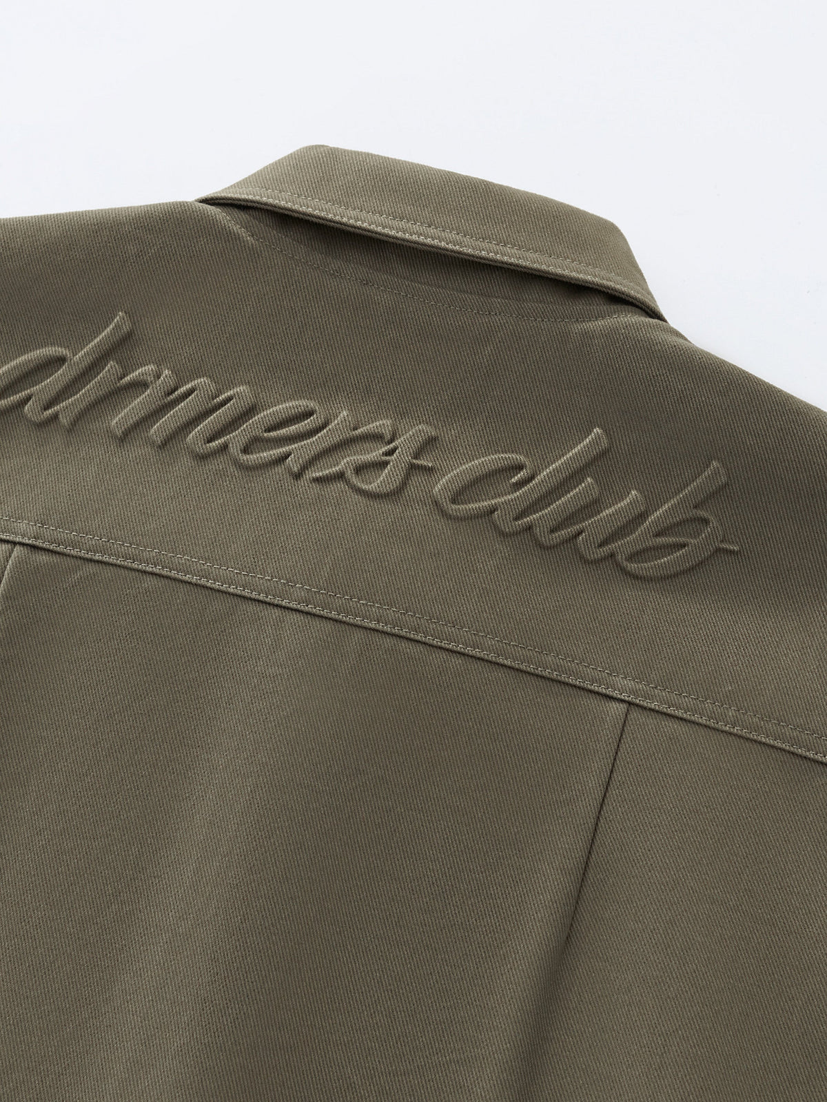 COLLARED JACKET - KHAKI GREEN