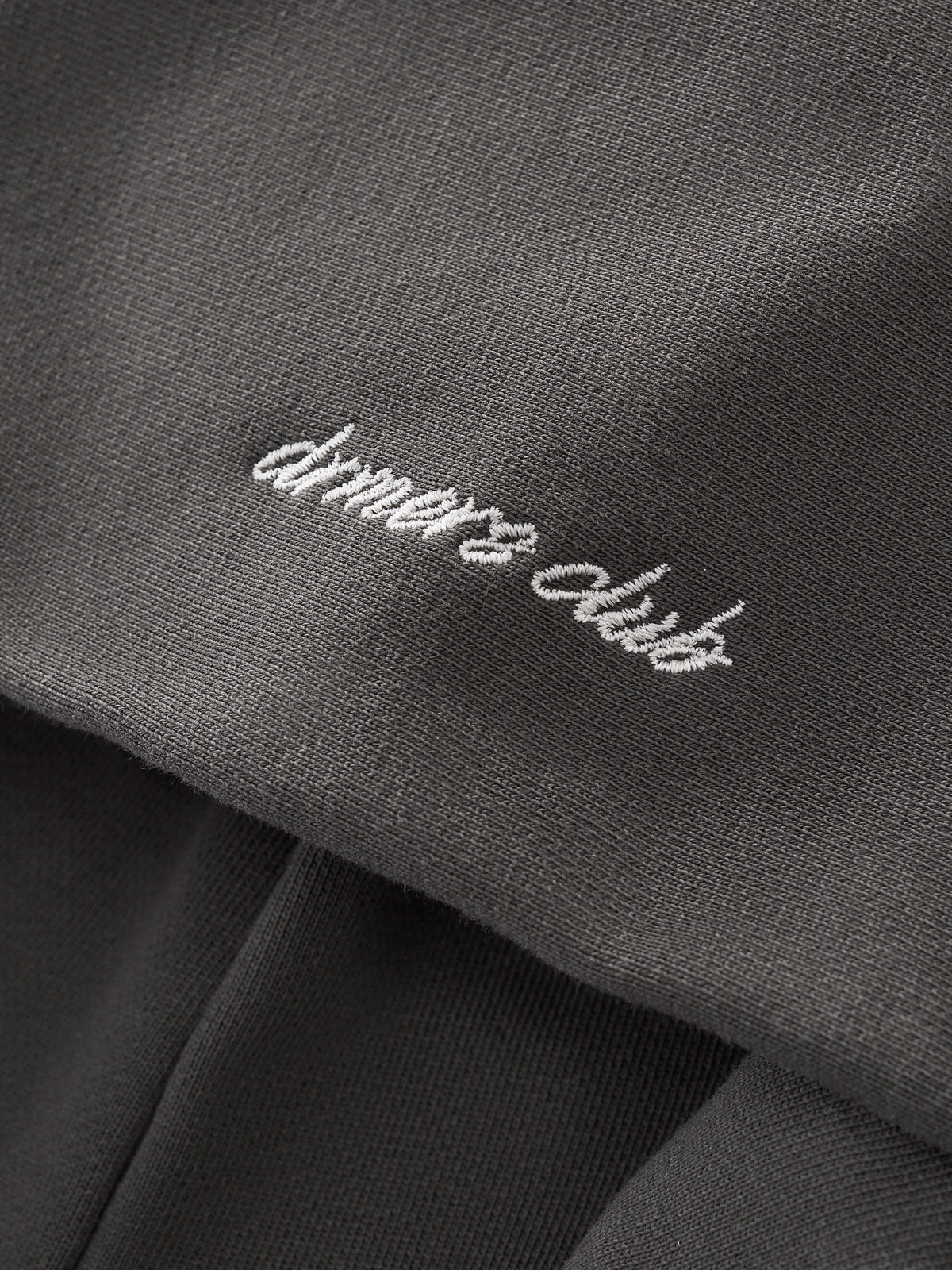 CURSIVE ZIP UP - DARK TAUPE