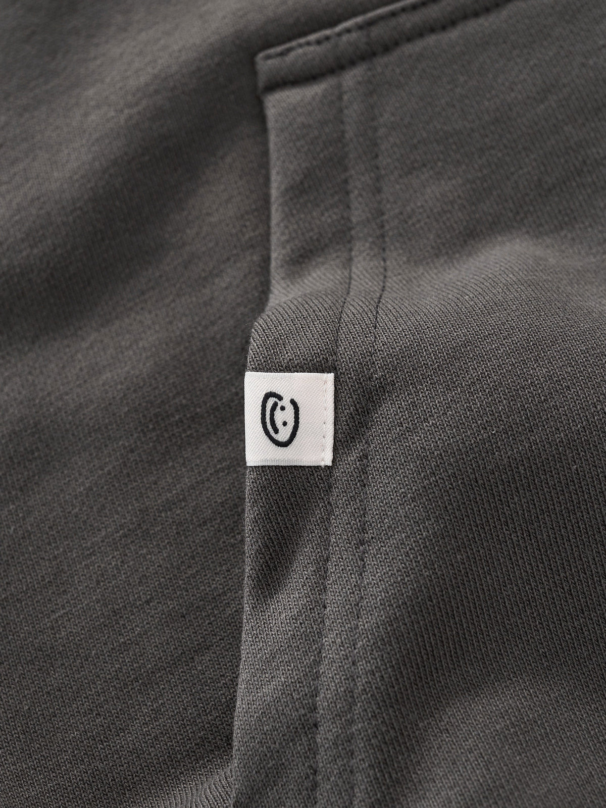 CURSIVE ZIP UP - DARK TAUPE