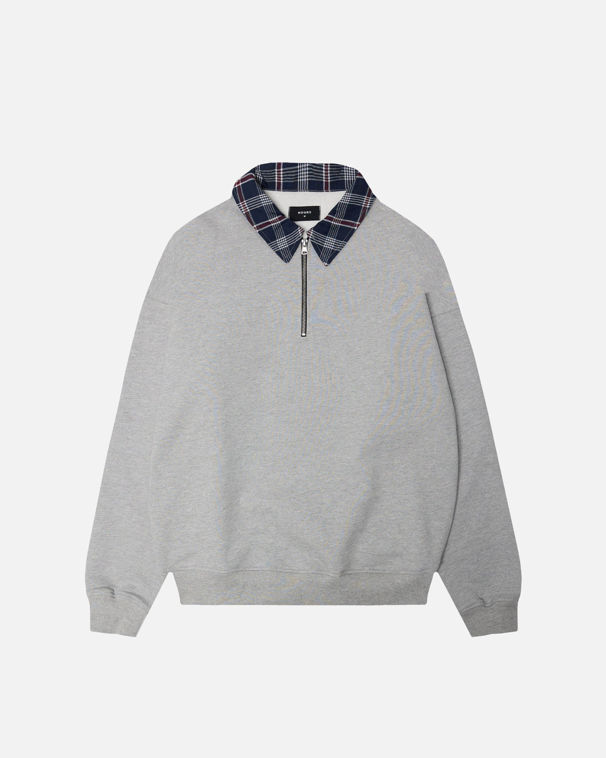 Flannel 1/4 Zip - Grey