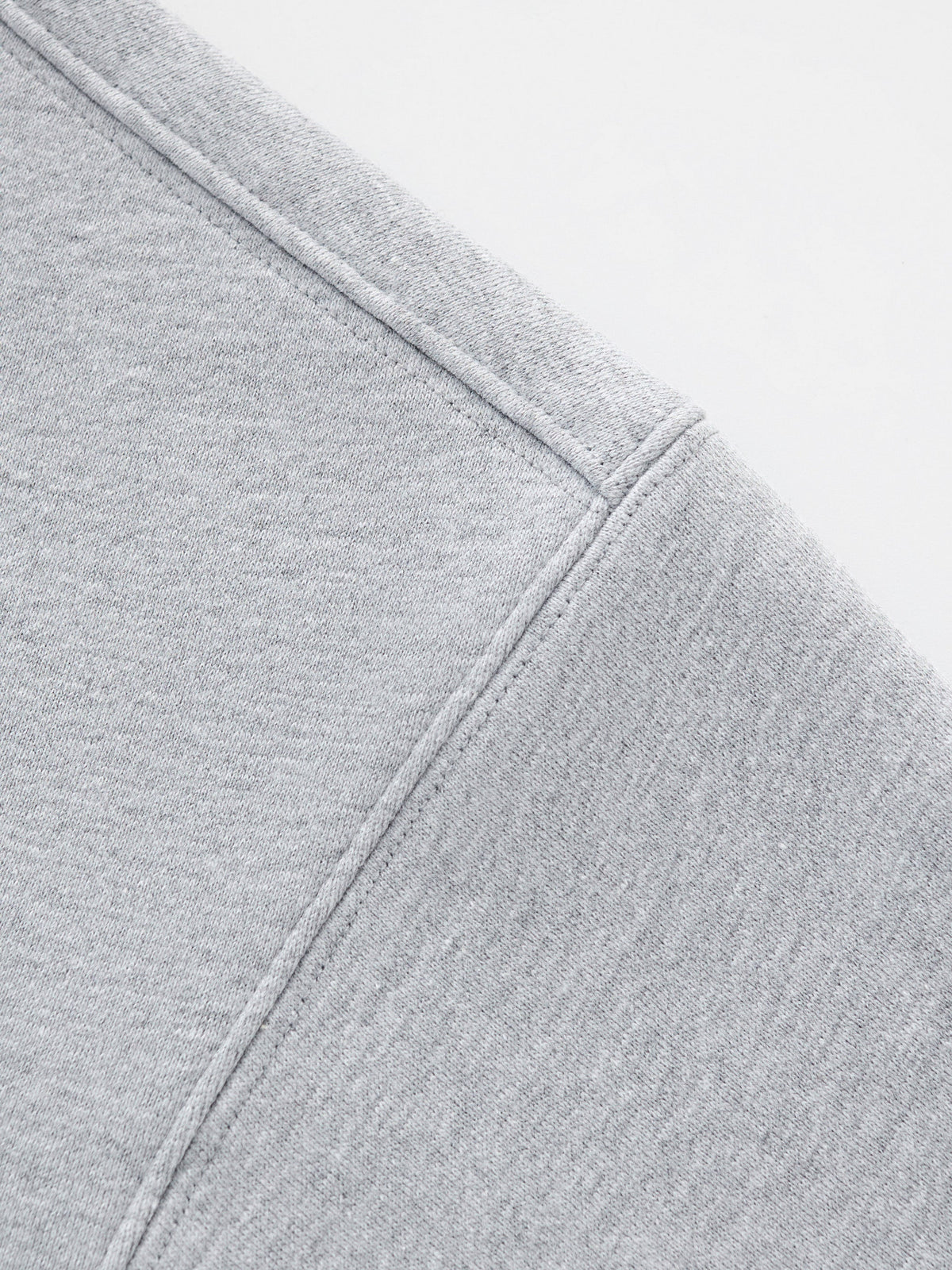 SIGNATURE BASIC ZIP UP - HEATHER GREY