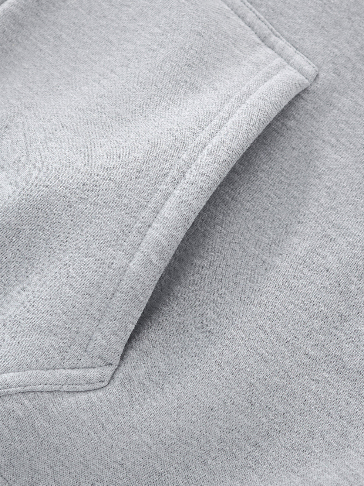 SIGNATURE BASIC ZIP UP - HEATHER GREY