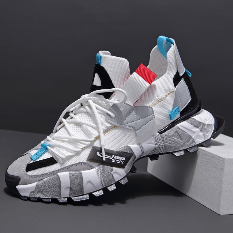 ADBOOV®  Genuine Leather Men Sneakers