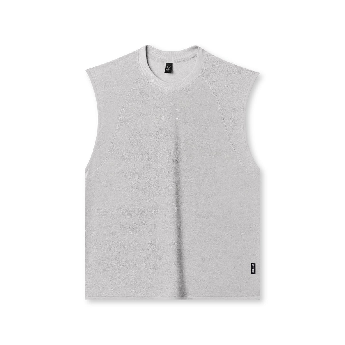 1092. Towel Terry Cutoff - Heather Grey