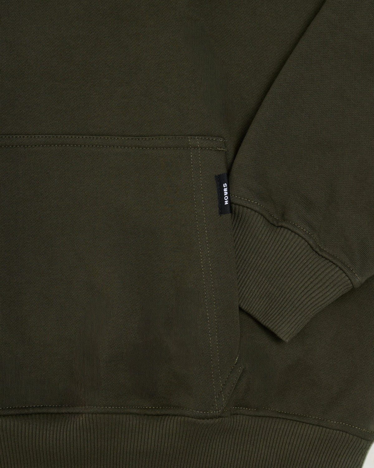 Drop Shoulder Hoodie - Olive