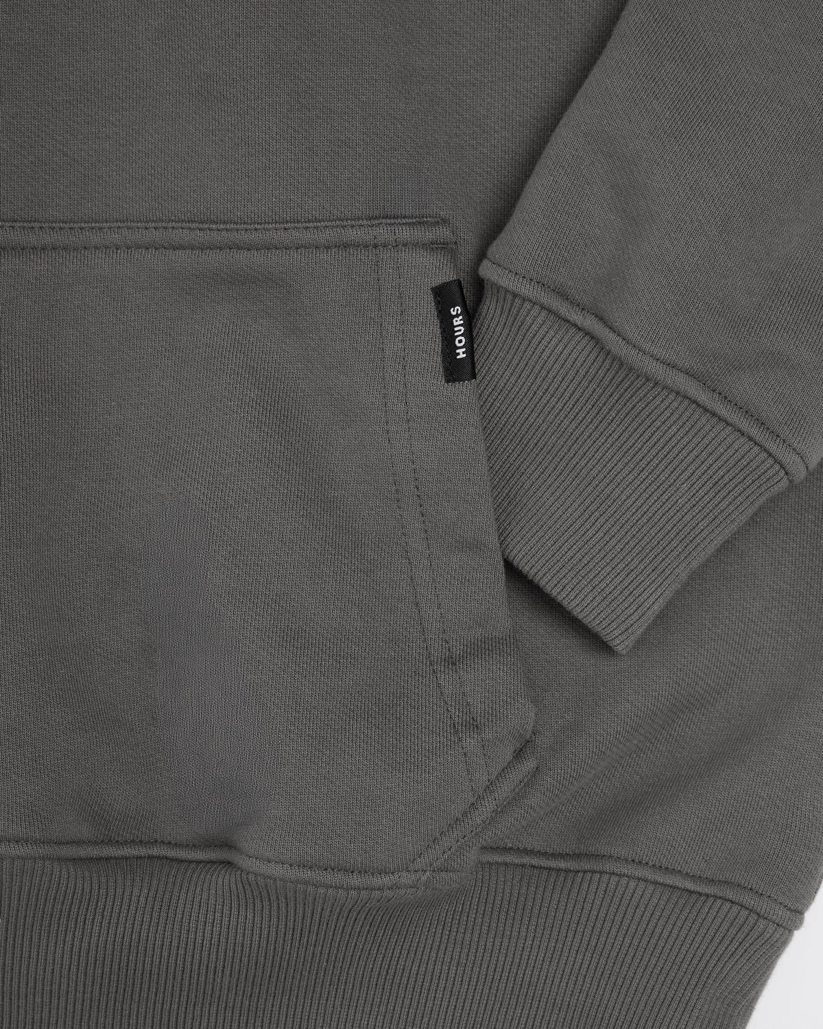 Drop Shoulder Hoodie - Charcoal