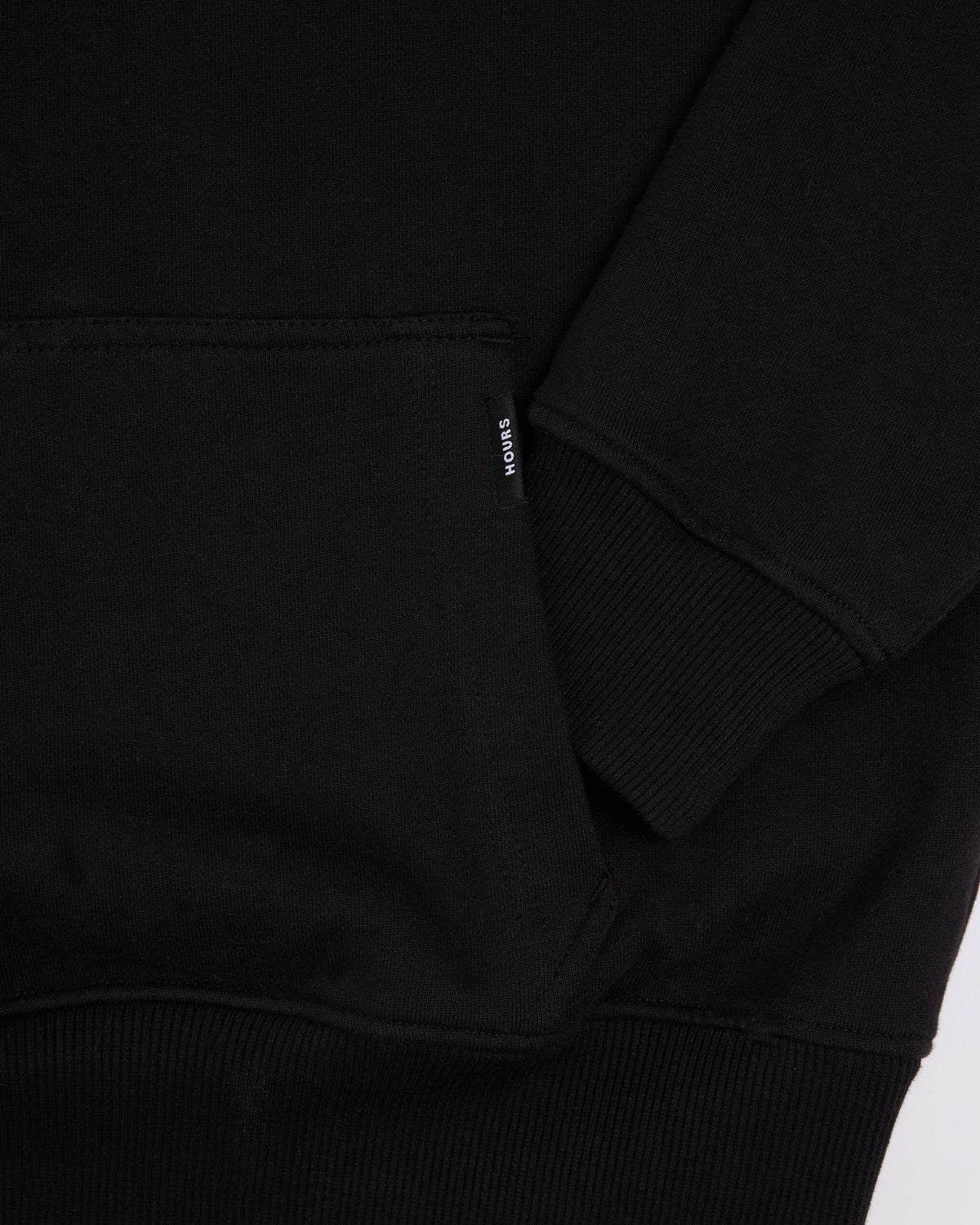 Drop Shoulder Hoodie - Black