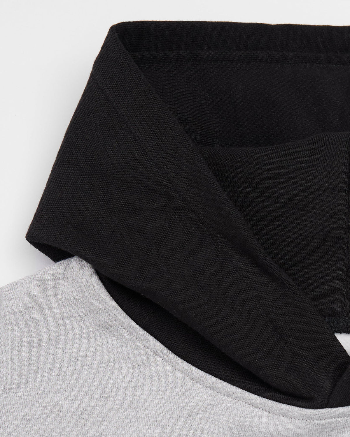 Two-Tone Hoodie - Grey